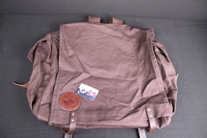Duluth Pack Canvas Backpack With Leather Trim