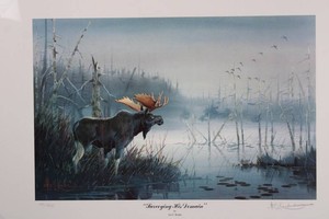Les C. Kouba Surveying His Domain Signed Limited Edition Print