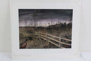 Les C. Kouba Edge of the Grove Ringnecks Signed Print 5413000