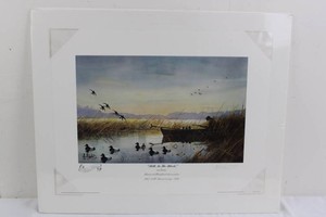 Les C. Kouba Bills in the Blocks Signed Wildlife Art Print