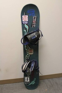 Forum Snowboard With Special Blend Graphics and Bindings
