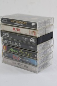 Rock & Heavy Metal Cassette Tape Collection (not tested)