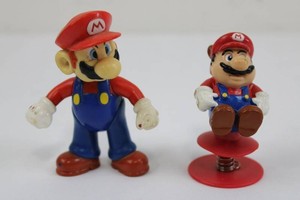 Vintage Nintendo Super Mario Figures - 1989 and 2002 (Lot of 2)