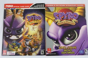 Spyro Prima Strategy Guide Set - a Heros Tail & Enter the Dragonfly (Lot of 2)