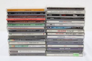 32 Rock Music Cds - Mixed Lot (cds may be scratched, not tested)