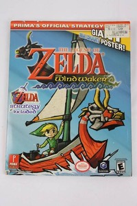 The Legend of Zelda the Wind Waker Prima Strategy Guide & Sea Chart Poster