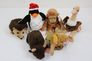 Ty Beanie Babies Wildlife Plush Collection (Lot of 6)