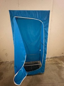 Freestanding Fabric Garment Drying Cabinet With Wire Racks