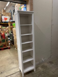 Tall White Bookcase With 6 Shelves