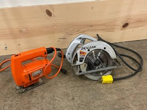 Skil Model 552 & Black & Decker 7580 Saw Mixed Lot