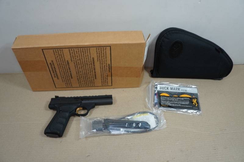 NEW Browning Buckmark FieldTarget Micro .22 LR Semi-Auto Pistol - 2 Magazines