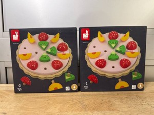 Twist Fruit Pie - 15 Wooden Accessories MSRP $70.90 (lot of 2)
