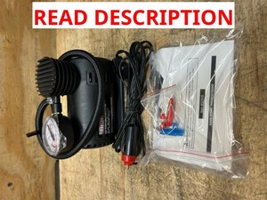Ironton 12 Volt Portable Tire Inflator, 300 Max. PSI, 0.3 CFM