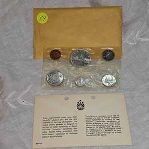 1965 Royal Canadian Silver Mint Proof Set, UNC