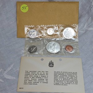 1965 Royal Canadian Silver Mint Proof Set, UNC