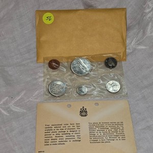 1965 Royal Canadian Silver Mint Proof Set, UNC