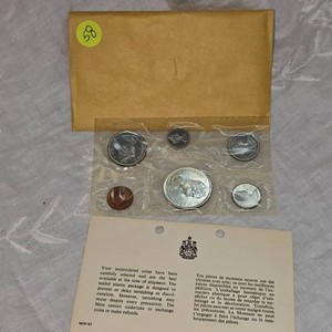 1965 Royal Canadian Silver Mint Proof Set, UNC