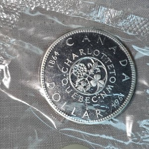 1964 Canadian Silver Dollar Proof UNC Sealed