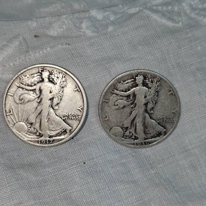 1917,1936 Walking Liberty Halves, 50c(2)