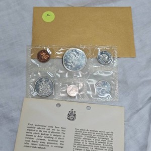 1965 Royal Canadian Silver Mint Proof Set, UNC