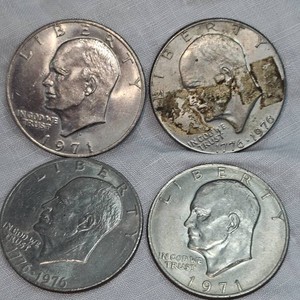 4-Ikes, Eisenhower Dollars $1