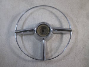 (H-1) 1946-1948 Buick 8 Chrome Horn Ring Original OEM #511993