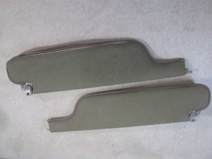 (G-1) Pair of Vintage 1960s 1970s OEM GM Chevelle El Camino Firebird Camero Skylark Sunvisors