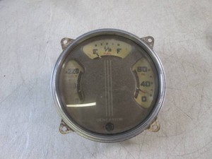 (D-3) Vintage 1936 Pontiac WaterOilFuelGenerator Gauge (Hard To Find)