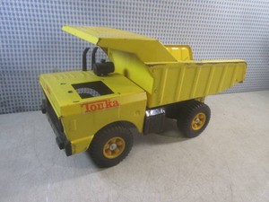 (CS) Vintage Tonka Pressed Metal Dump Truck 18 12 Long - Missing Cab