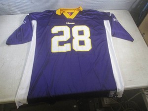(RCK) Reebok Minnesota Vikins #28 Adrian Peterson Jersey Size 2XL