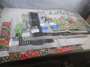 (A-4) 6 Assorted Door Mats - See All Photos