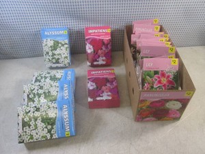 (A-3) Assortment of Flower Seeds and Bulbs
