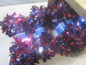 (CS) Box of 8 - 12-Foot Patriotic Garland