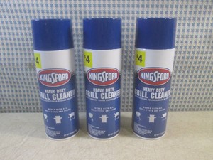 (EC1) 3 Cans of Kingsford Heavy Duty Grill Cleaner 14.5 oz