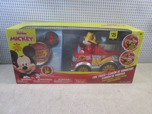 (EW5) Disney Junior Mickey Mouse 9 RC Remote Control Fire Truck