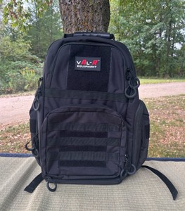 Val-R Equipment 3-Pistol Range Backpack wCases & Cleaning Mat (Black)