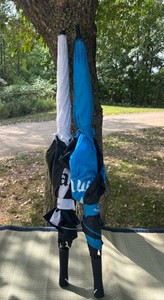 Lot of 2 Callaway 62 Automatic Open Vented Golf Umbrellas