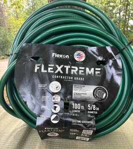 Flexon 58 in. x 100 ft. Contractor Grade Hose with Guard & Grip