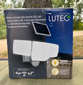Lutec Motion Activated Solar Security LED Light