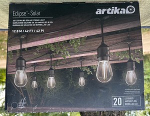 Artika Eclipse Solar String Light with Remote
