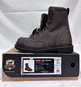 Mens Irish Setter Farmington 8 Work Boots - Size 8.5 (Standard Width)