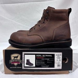 Mens Irish Setter Farmington 6 Work Boots - Size 11 (Extra-Wide Width)