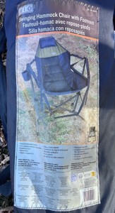 RIO Swinging Hammock Chair with Footrest