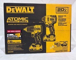 Dewalt 20V Max Brushless Compact Drill/Driver and Impact Driver Combo Kit