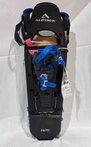 Alptrek Peak 825 Snowshoe Kit Snowshoes, Quick Lock Trekking Poles - Size Medium