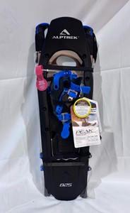 Alptrek Peak 825 Snowshoe Kit Snowshoes, Quick Lock Trekking Poles - Size Medium