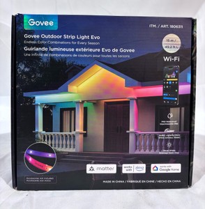 Govee Outdoor Strip Light Evo - 49.2ft (Used)