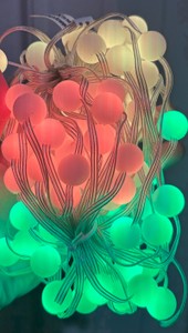 Enbrighten LED Color Changing Bubble Lights - 2 Strands at 29.5ft Each with Remote