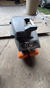 RIDGID Portable Electric Air Compressor with Tank, Gauges & Carry Handle