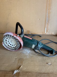 Metabo Corded Angle Grinder with Diamond Cup Wheel & Dust Shroud - Tested, Works